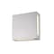 Z-Lite Quadrate 2 Light Outdoor Wall Sconce, Silver & Sand-blast glass 572B-SL-LED - alternate 5